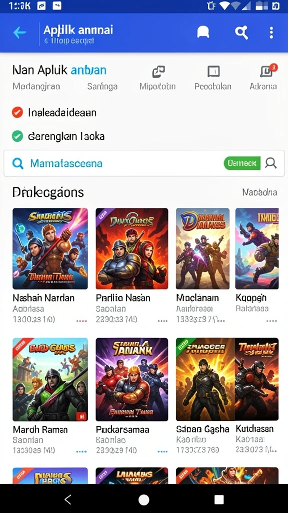Karakter dengan desain yang menarik dan unik.