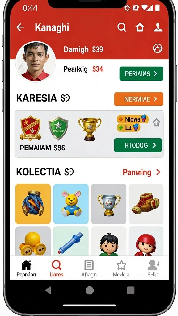 Tampilan awal yang menawan dan penuh warna.