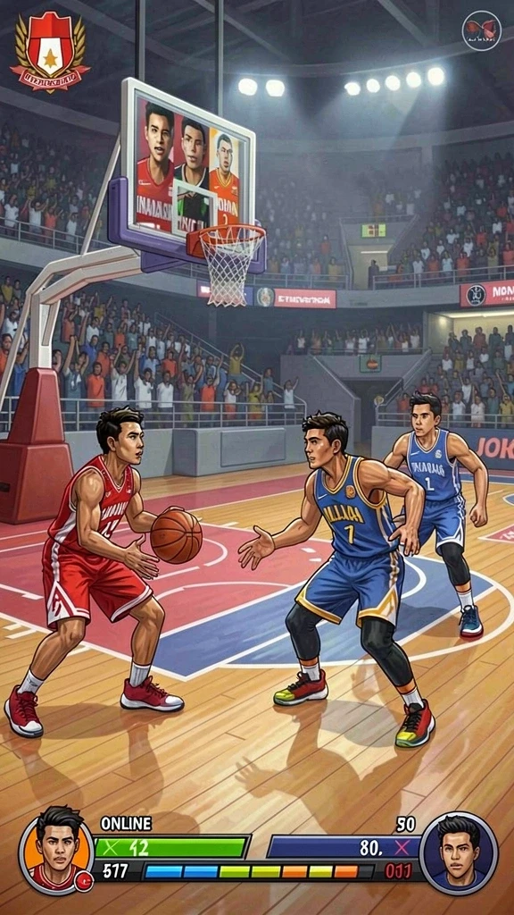 Mode multiplayer yang memungkinkan bertanding dengan teman.