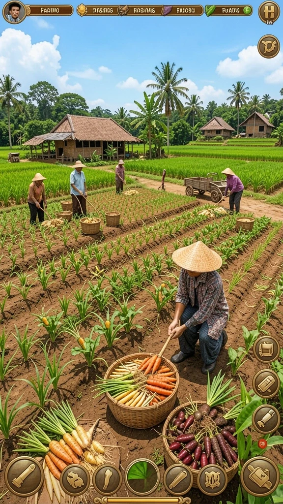 Karakter unik dengan animasi yang halus.