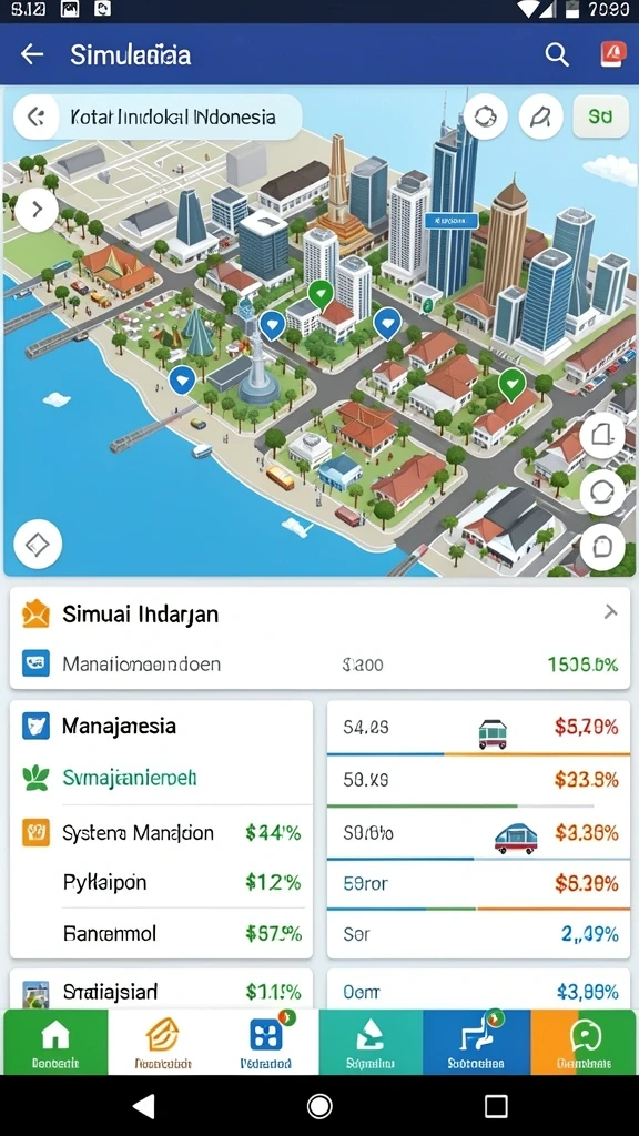 Berbagai pilihan permainan yang menarik.