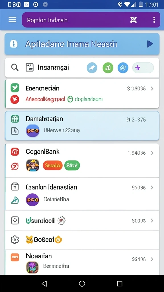 Beragam jenis permainan tersedia dalam aplikasi BNI789.