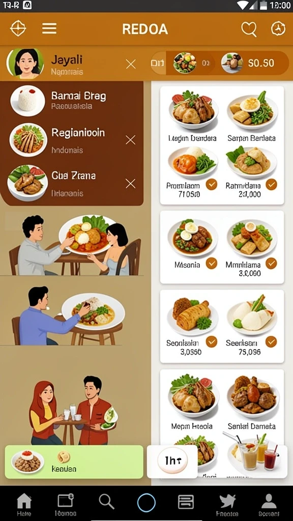 Antarmuka pengguna yang mudah dipahami.