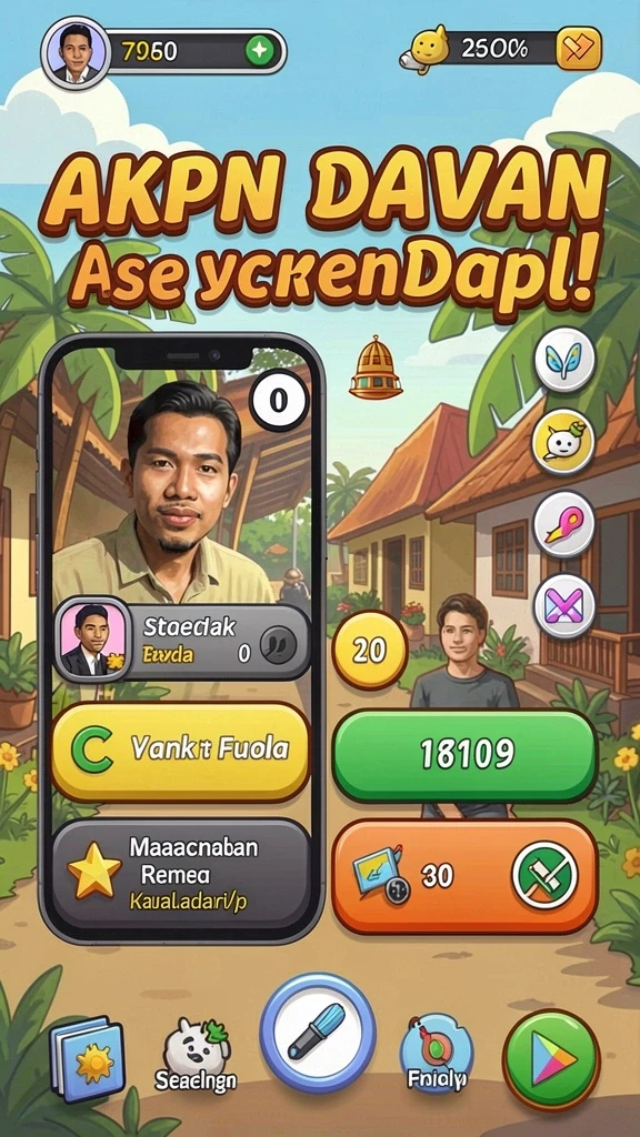 Tampilan antarmuka pengguna yang menarik.
