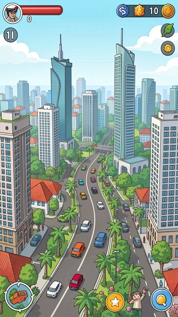 Tampilan menarik dari menu utama DOMTOTO.