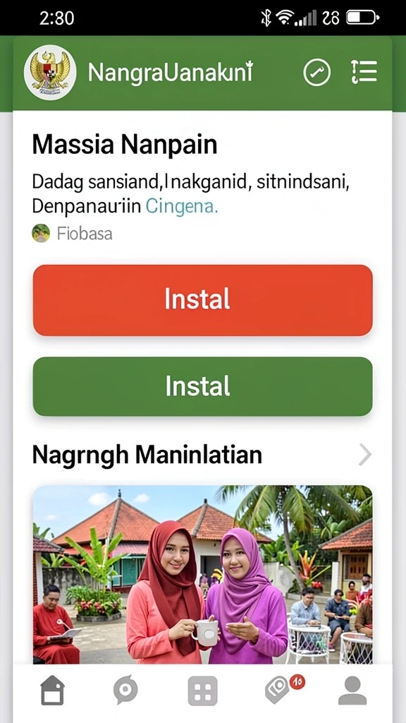 Antarmuka pengguna yang ramah dan menarik.