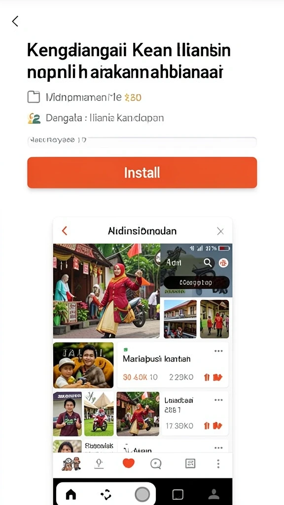Tampilan menarik dengan efek visual yang memukau.