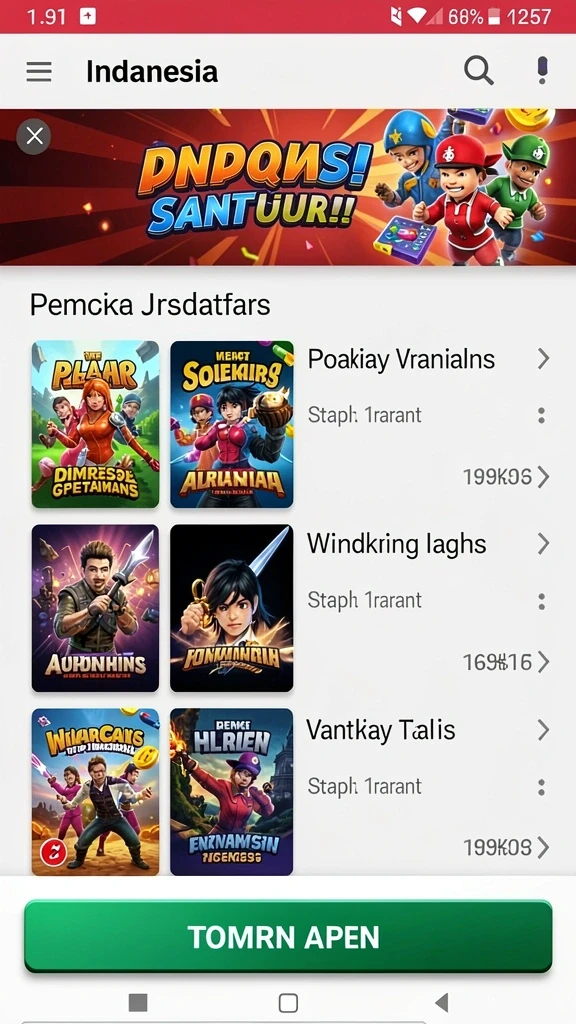 Level yang menantang dan grafis yang memukau.
