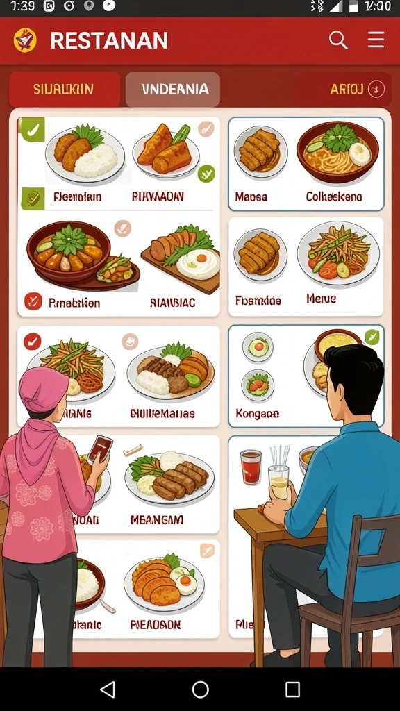 Tampilan antarmuka aplikasi yang menarik dan mudah digunakan.