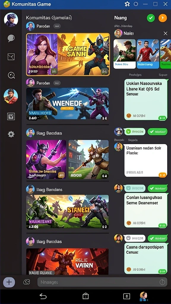 Tangkapan layar menampilkan gameplay seru HW777.