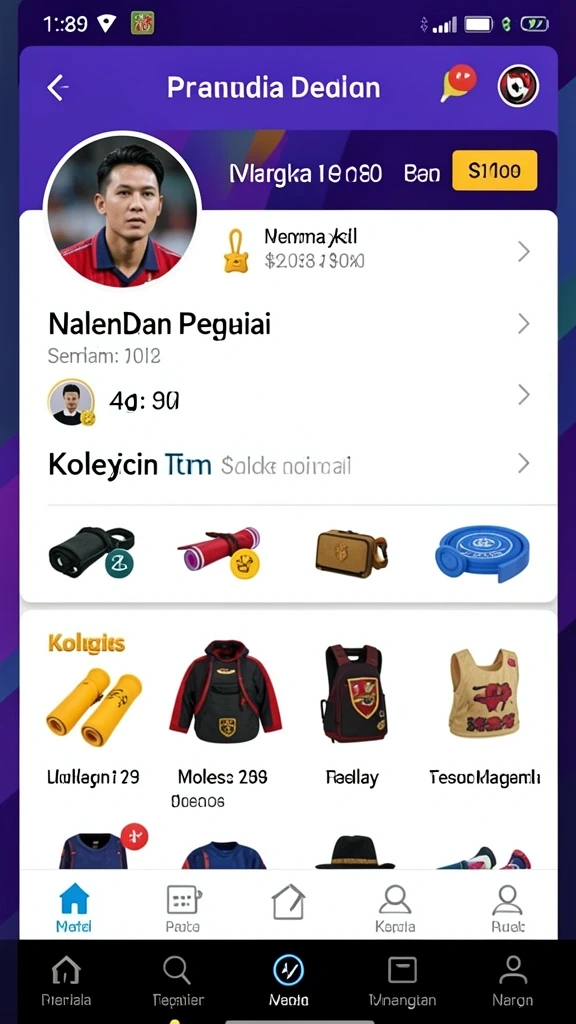Tampilan antarmuka yang menarik dan user-friendly.