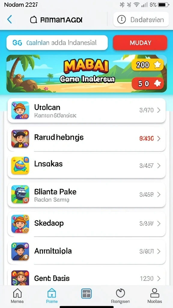 Tampilan antarmuka yang menarik dan mudah digunakan.