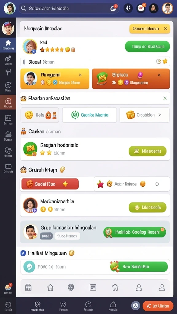 Mode multiplayer yang seru dan kompetitif.