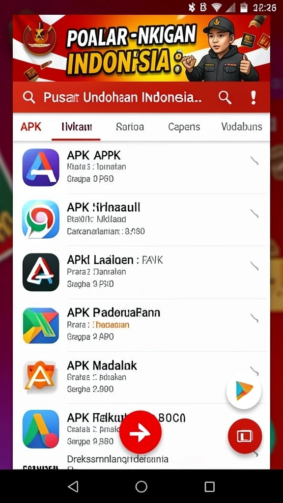 Tampilan awal yang menawan dan mudah dinavigasi.