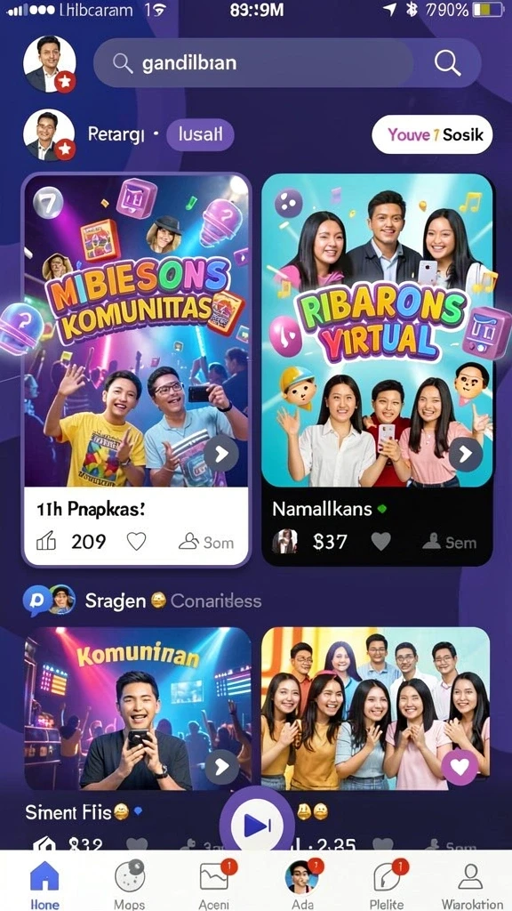Level yang penuh warna dengan tantangan seru.