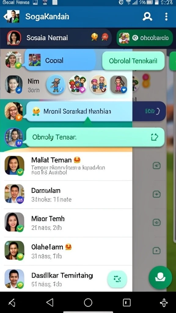 Karakter yang dapat dipersonalisasi dengan berbagai kostum.