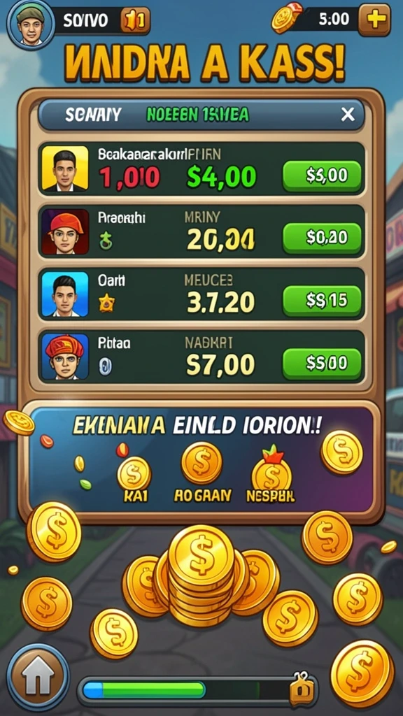 Screenshot menunjukkan tampilan karakter utama dalam aksi.