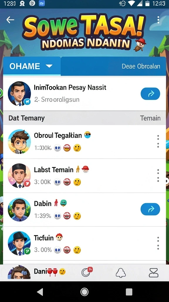 Pengguna sedang memilih nomor lotere di MEDAN4D.