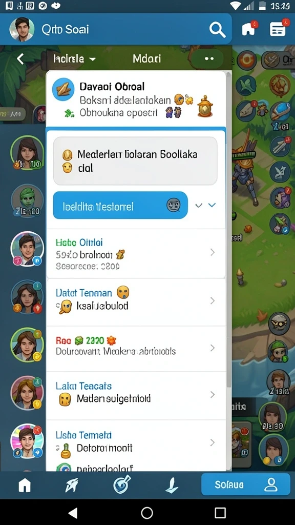 Pemandangan grafik yang menawan dan detail.