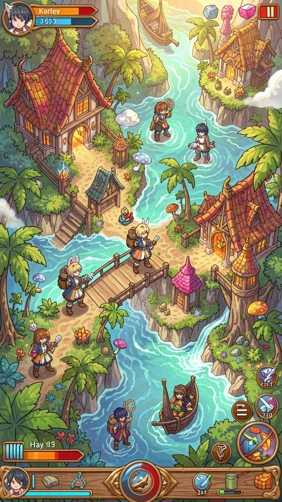 Gameplay yang seru dan menantang setiap level.