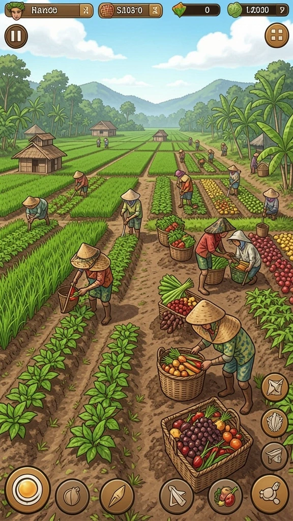 Karakter dengan kustomisasi menarik dan unik.