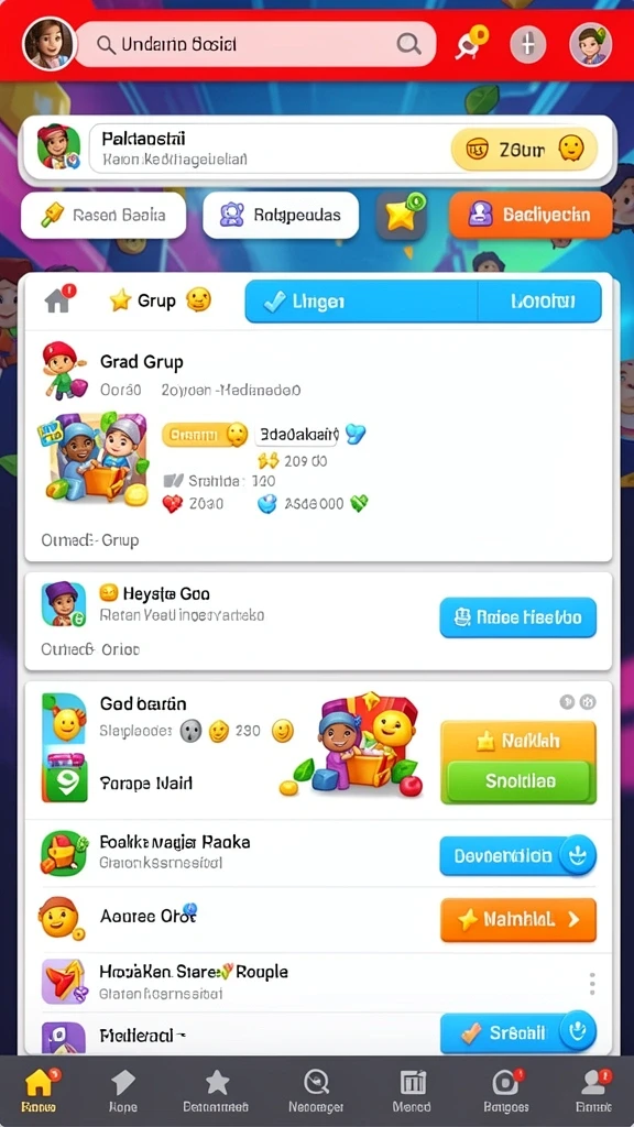 Aksi seru dalam pertempuran melawan monster fantastis.