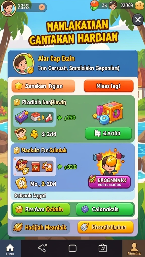 Tampilan antarmuka yang menarik dan mudah digunakan.
