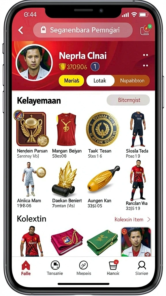 Screenshot menunjukkan karakter utama dalam aksi.