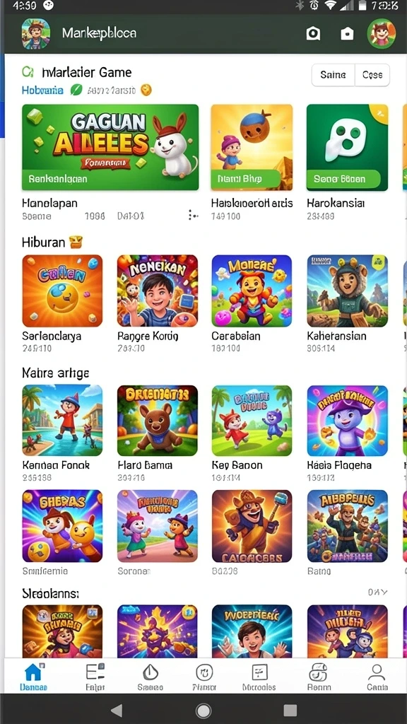 Karakter unik yang membuat permainan semakin seru.