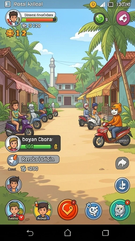 Tampilan utama TERNATETOTO yang user-friendly.